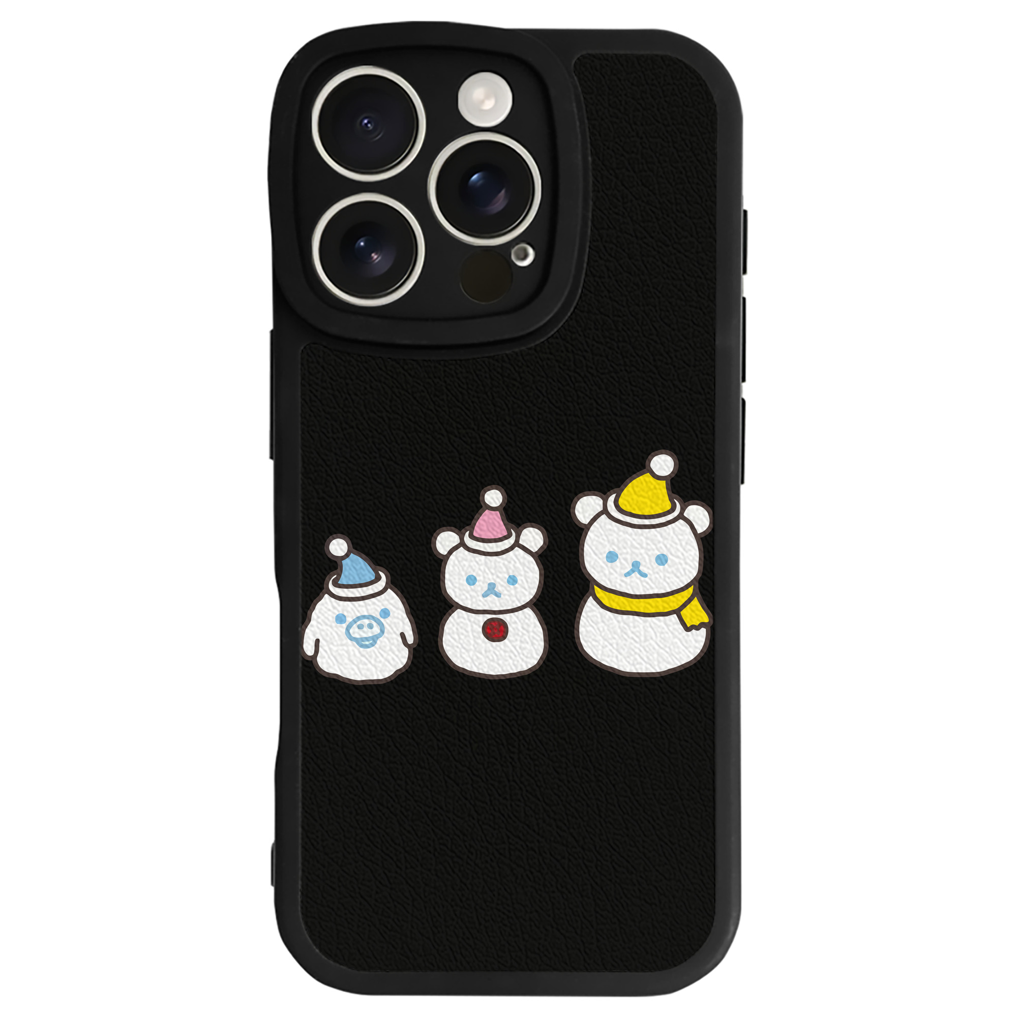 （画像用） リラックマ リラックマ キイロイトリ Rilakkuma Korilakkuma Kiiroitori 【iPhone 16シリーズ対応】シリコンスマホケース（レザー調） 材質：シリコン